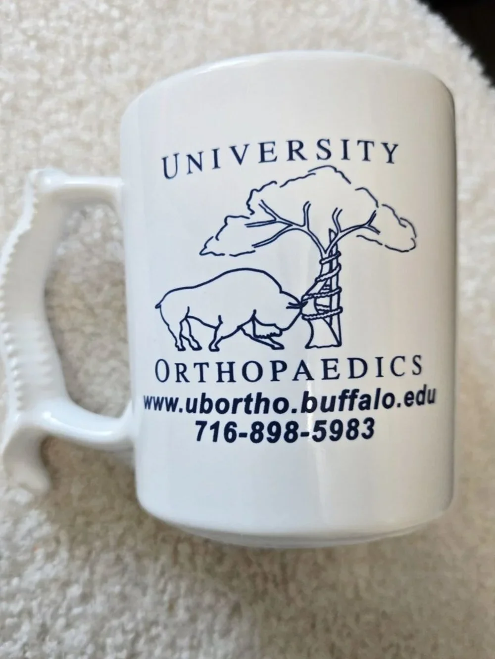 Vintage Spine Mug Coffee Cup Buffalo NY
